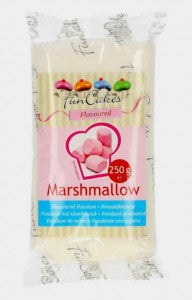 Aromatizzata al MARSHMALLOW. Pasta di zucchero FunCakes. 250 gr.Senza Glutine