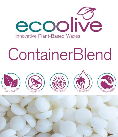 CONTENITORI. Cera Eco Olive Blend con oliva per Candele. WORLD PRODUCTS SHOP.
