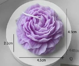 Mini Peonia di 4.5 cm. Stampo in silicone anche per Candele