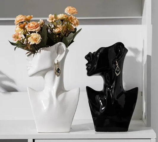 Viso stilizzato Donna di profilo. Grande Stampo in silicone anche per Candele