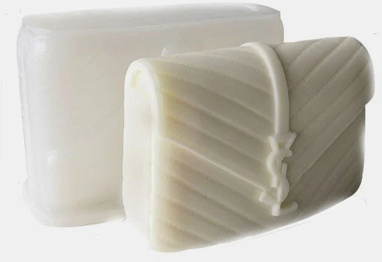 Elegante Borsetta MEDIUM YSL di 12 cm. Stampo in silicone anche per Candele