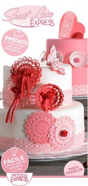 Preparato in pasta. Sweet Lace Express Per Pizzi 200 Gr. Modecor.