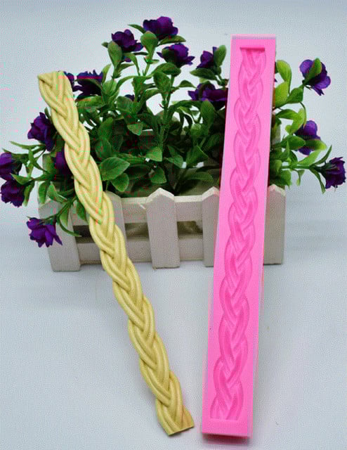 Lungo Bordo Fili incrociati. Stampo in silicone