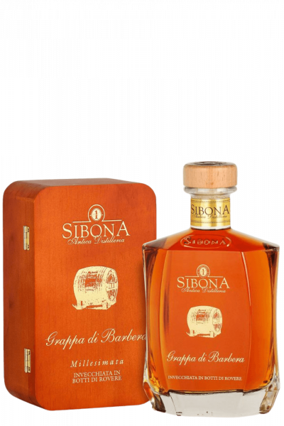 Grappa Di Barbera Millesimata 2012 Sibona 70cl (Cassetta in Legno)