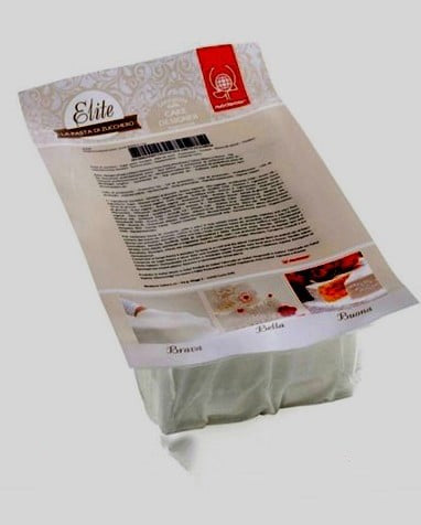 Modecor Elite da 1 Kg. Pasta di zucchero Bianca. Senza Glutine.