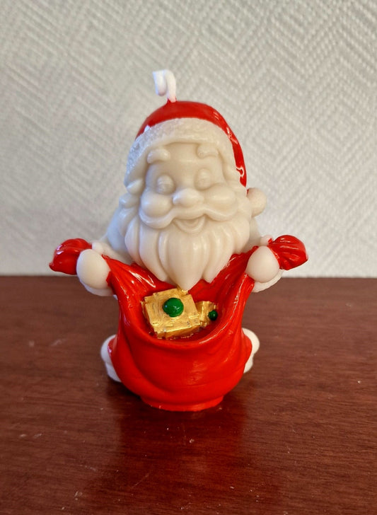 Babbo Natale con Sacco aperto e regali. Stampo in silicone anche per candele