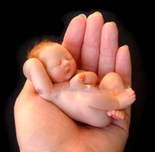 Grande Neonato di 10 cm. Stampo in silicone ad alta definizione