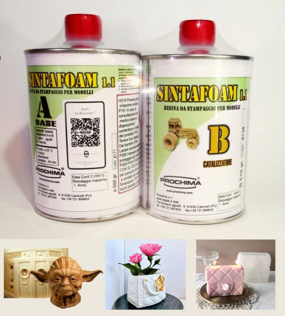 SINTAFOAM. Resina da colata per Riproduzione e Stampi