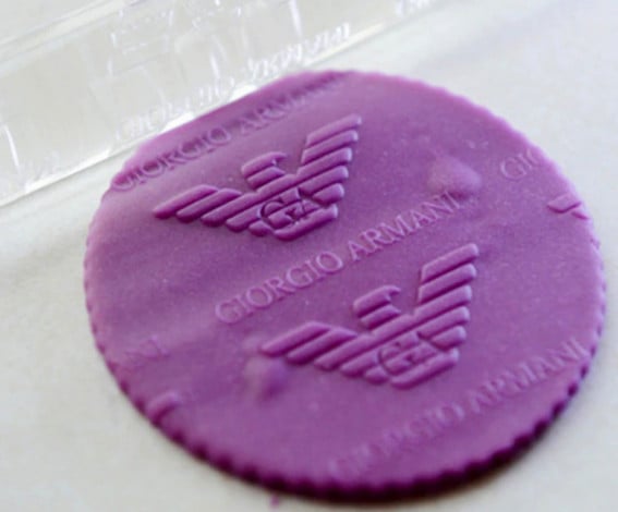 Giorgio Armani Griffe. Mattarello Acrilico per decorazione