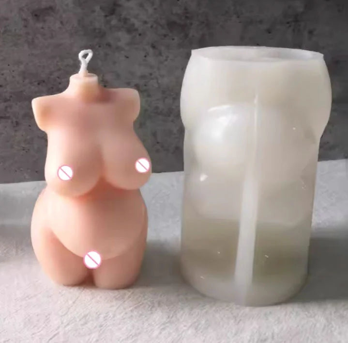 Stampo Donna incinta. Stampo in silicone anche per Candele
