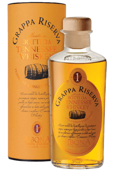 Grappa Riserva Botti Da Tennessee Whisky Sibona 50cl (Astucciato)
