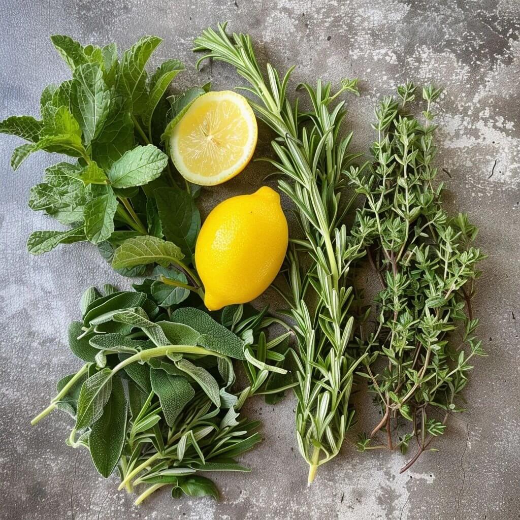 Melissa e Rosmarino - Lemon Balm e Rosemary. Fragranza Per Candele