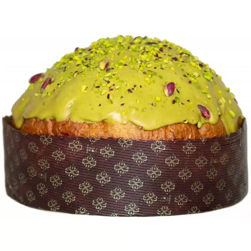 Panettone Artigianale con Pistacchio e Fragoline di Bosco