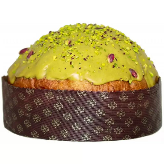 Panettone Artigianale con Pistacchio e Fragoline di Bosco