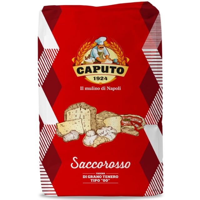 Sacco Rosso. W 300 - 330. Caputo Rossa. Farina Tipo 00. Lunga lievitazione