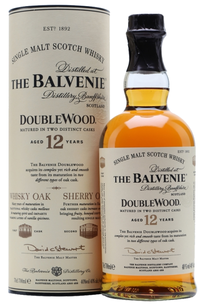 The Balvenie 12 Years Old Doublewood Whisky 70cl (Astucciato)