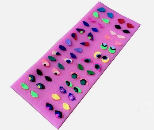 Tanti tipi di occhi e di espressioni. Stampo in silicone