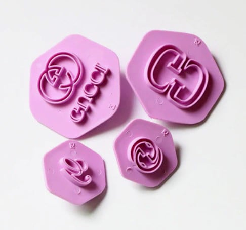 Gucci Griffe. Set di 4 Stampi