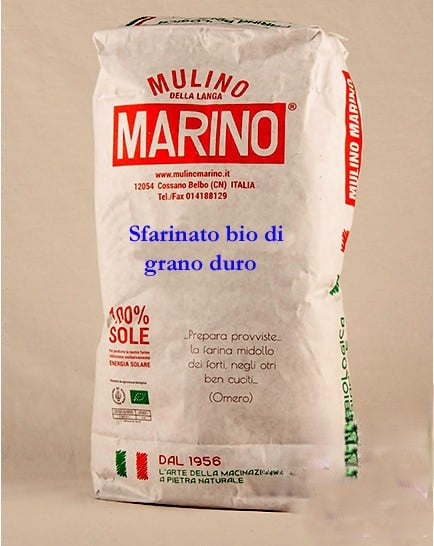 SFARINATO Bio di Grano Duro.1 Kg. Mulino Marino