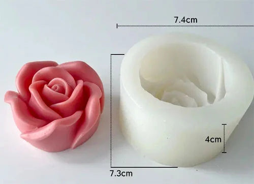 Splendido bocciolo di Rosa. Stampo in silicone anche per Candele