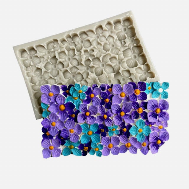 Ortensia. Bellissimo Bordo Fiori di 16.6 x 10.8. Stampo in Alta definizione