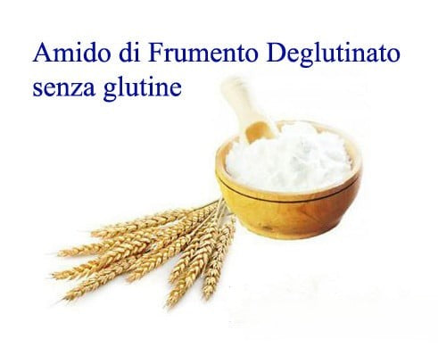 Amido di Frumento Deglutinato senza glutine. 500 gr