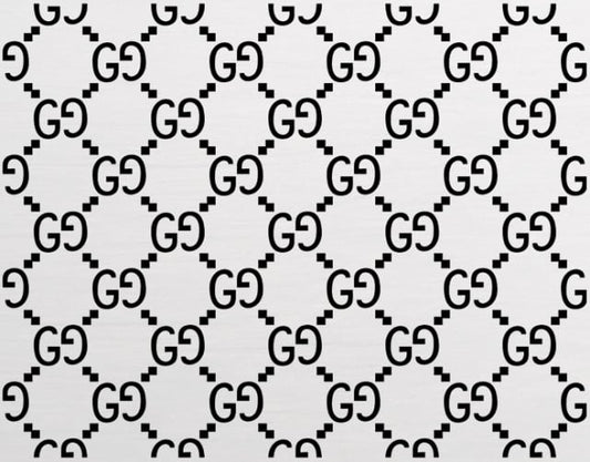 Gucci 30x30 cm. Grande Stencil Griffe Moda Fashion