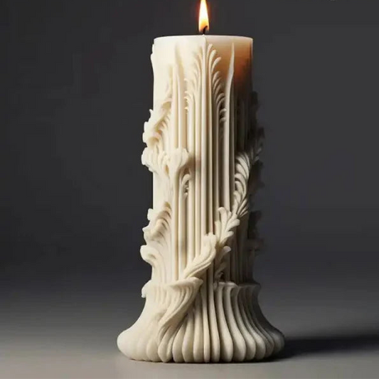 Nuova produzione!! Elegante stampo in silicone Candela di 11.1 cm. Lux 194