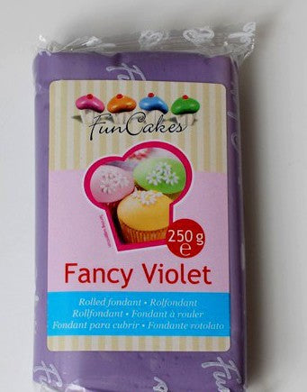 viola.Pasta di zucchero FunCakes. 250 gr. Senza Glutine e Kosher