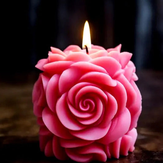 Stampo Candela fiore Rosa