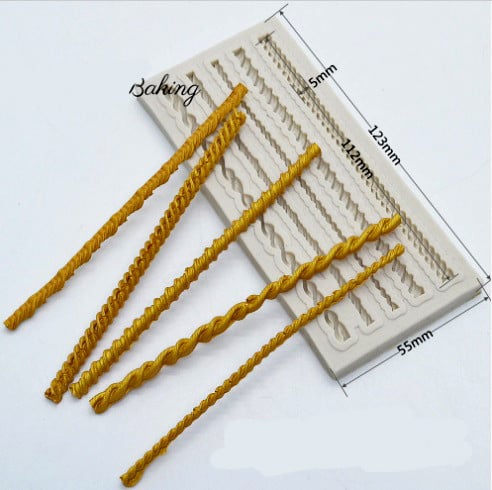 Collana Perle decorate Barocco. Stampo in silicone