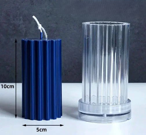 Colonne Vasi Bicchieri e Capitello. Set di 9 Stampi in Acrilico Trasparente anche per Candele