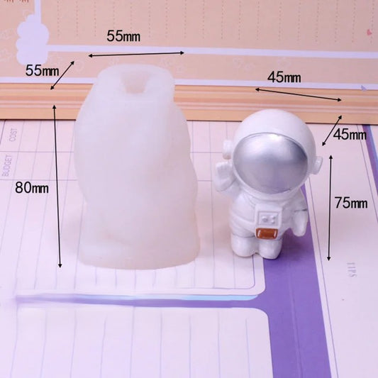 Astronauta nello Spazio. Stampo in silicone anche per Candele