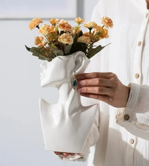 Viso stilizzato Donna di profilo. Grande Stampo in silicone anche per Candele