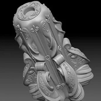 Vaso Artistico Decorato di 11.1 cm. Stampo in silicone anche per Candele