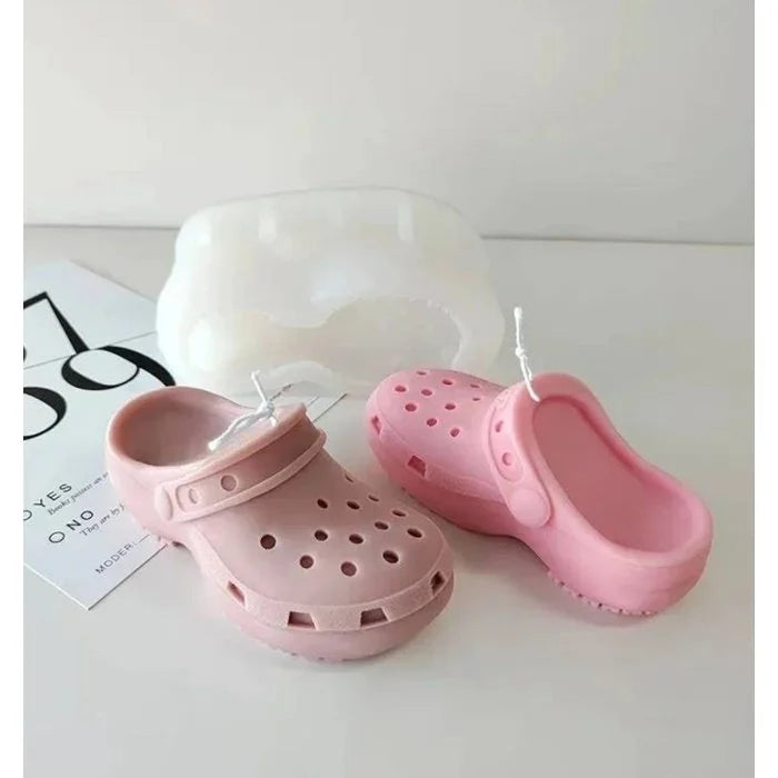 Sandalo Crocs di 14 cm. Stampo in silicone anche per Candele