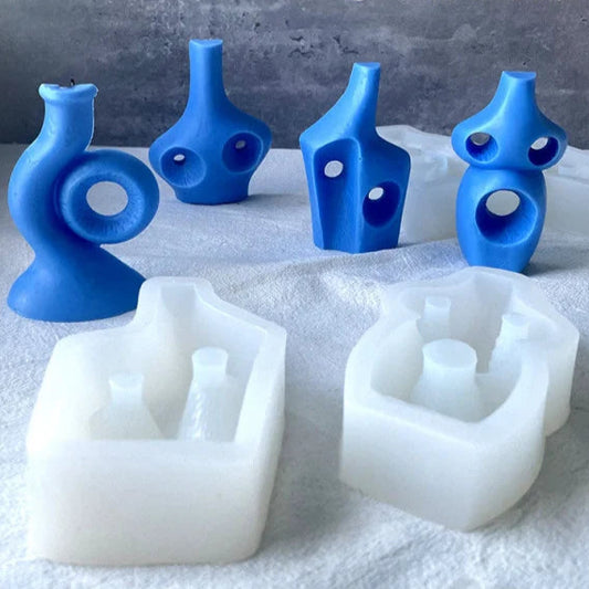 Bellissime e Uniche Bottiglie Stile Coreano. Set di 4 Stampi in silicone anche per Candele