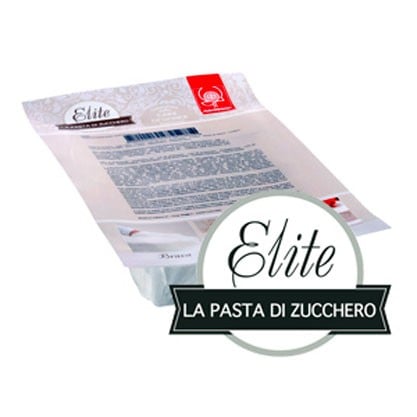 Modecor Elite da 1 Kg. Pasta di zucchero Bianca. Senza Glutine.