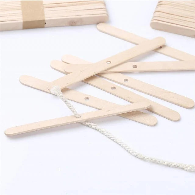 Set di 5 supporti per Stoppini in legno per Candele