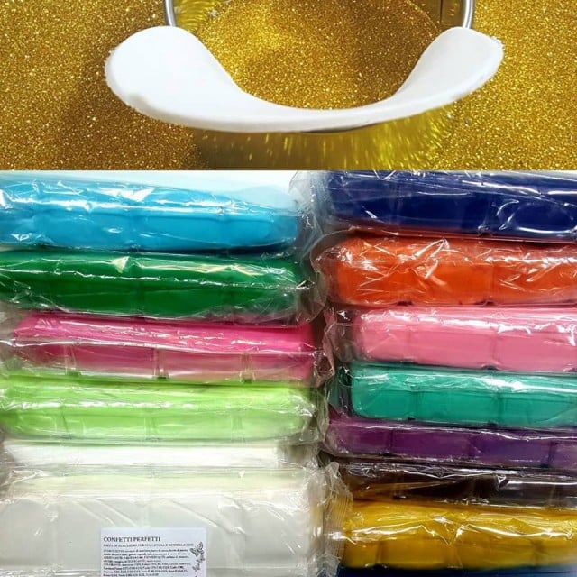 1 Kg BIANCA.Pasta di zucchero World products shop.Gluten free