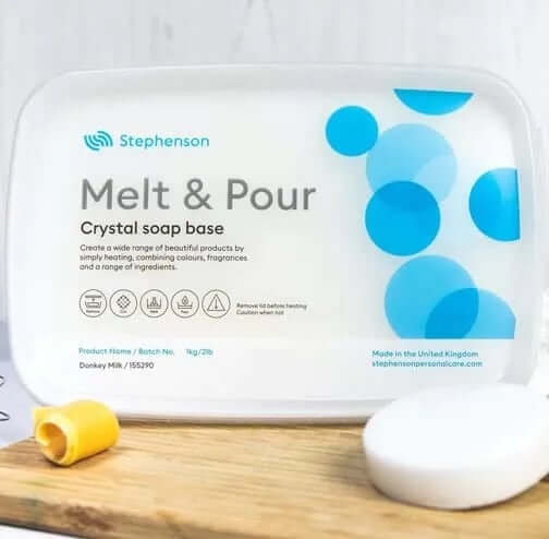 Latte d'Asina Sapone Bianco. 1 Kg. Base Melt and Pour