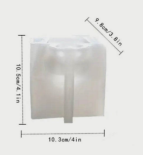 Babbo Natale sulla poltrona. Stampo in silicone anche per candele