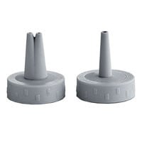 Biberon di Igino Massari con 3 beccucci. Squeeze Bottle