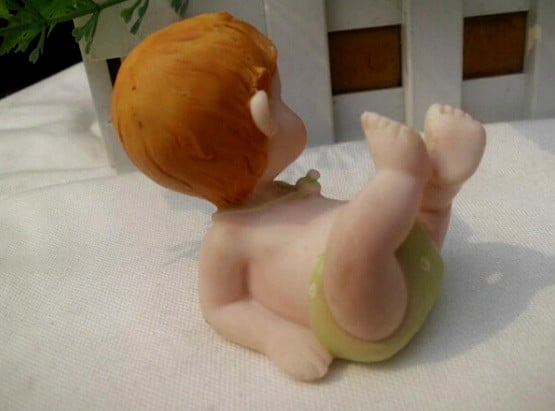 Neonato piedini in su. Stampo in silicone ad Alta definizione