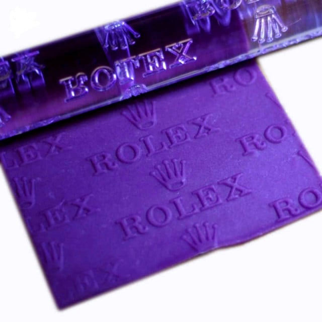 Rolex Griffe. Mattarello Acrilico per decorazione