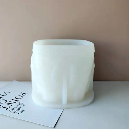 Vaso Bucket Sacco Griffe di 14 cm. Stampo in silicone