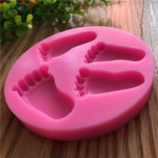 Piedini Bambini in 2 misure. Stampo in silicone