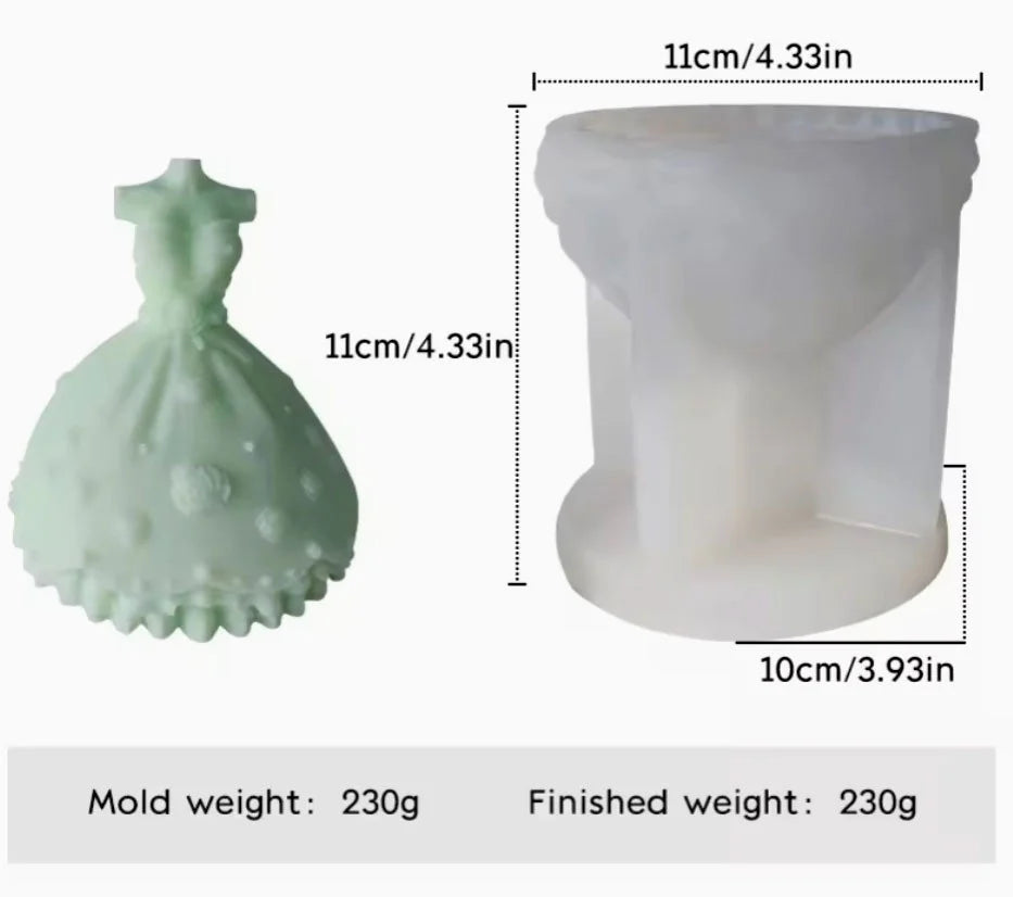 Stampo Vestito Nozze largo