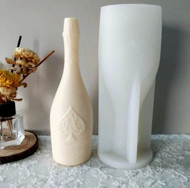 Bottiglia Champagne Ace of Spades. Stampo in silicone anche per Candele