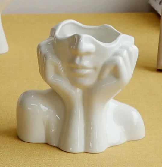 Viso Donna di fronte di 8.5 cm. Stampo in silicone per Candele